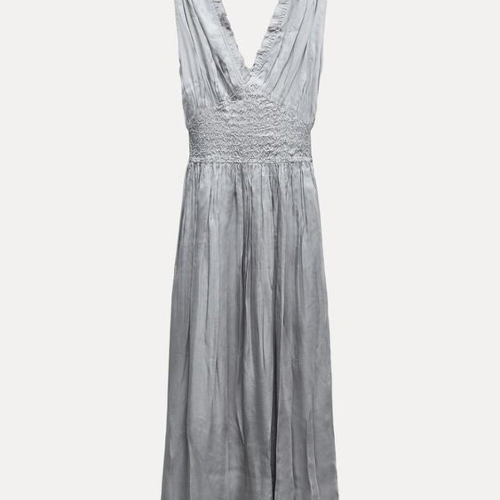 Zara Silver Midi Dress - Picture 6 of 15
